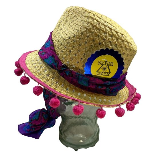 Plasma Beamz Handmade Pom-Pom Chin Strap Fedora OS main image 9